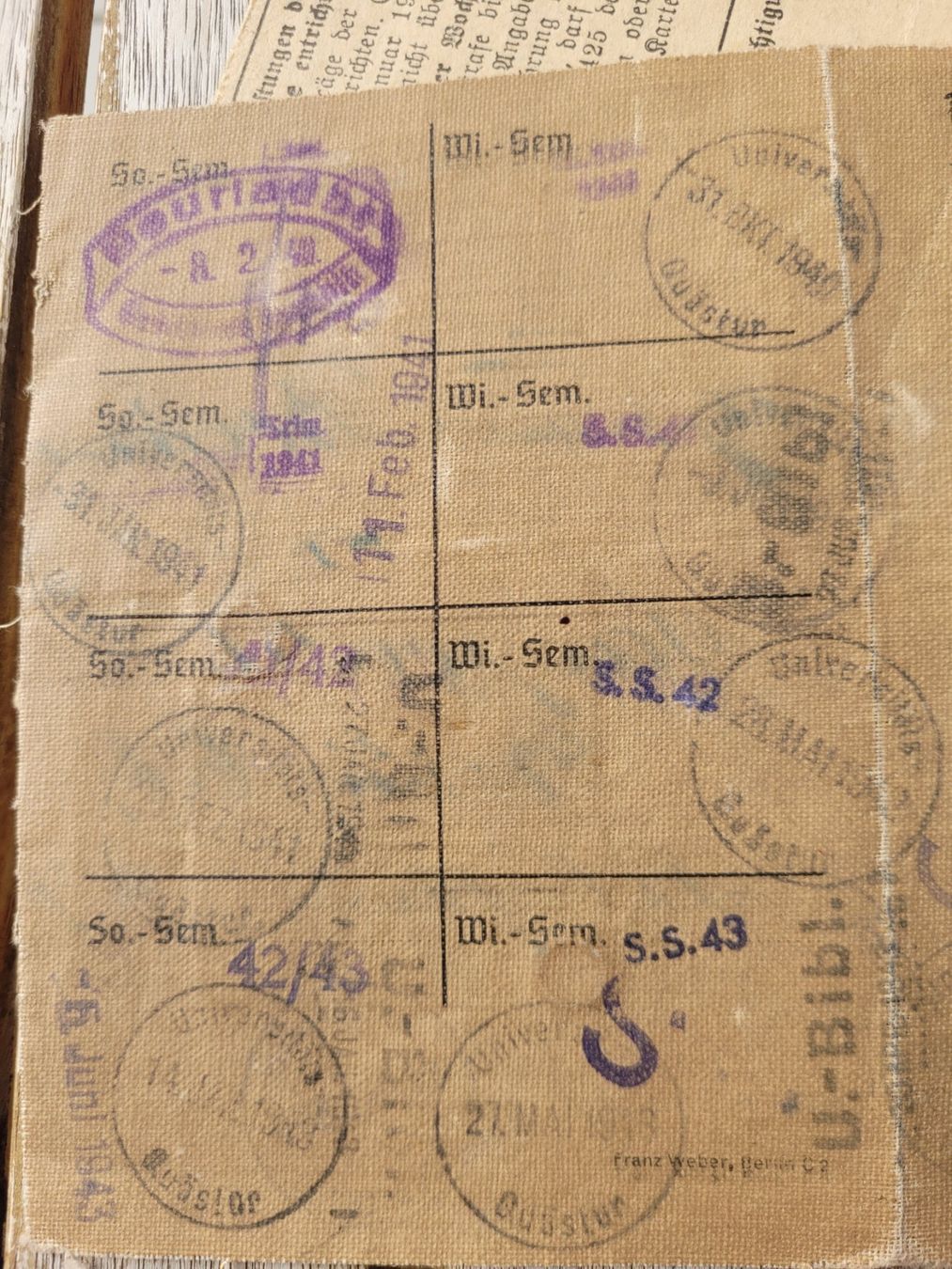 Armi bianche: Deutsches Reich, Dokumenten Lot – Usato da Kriens venduto da KTP 4