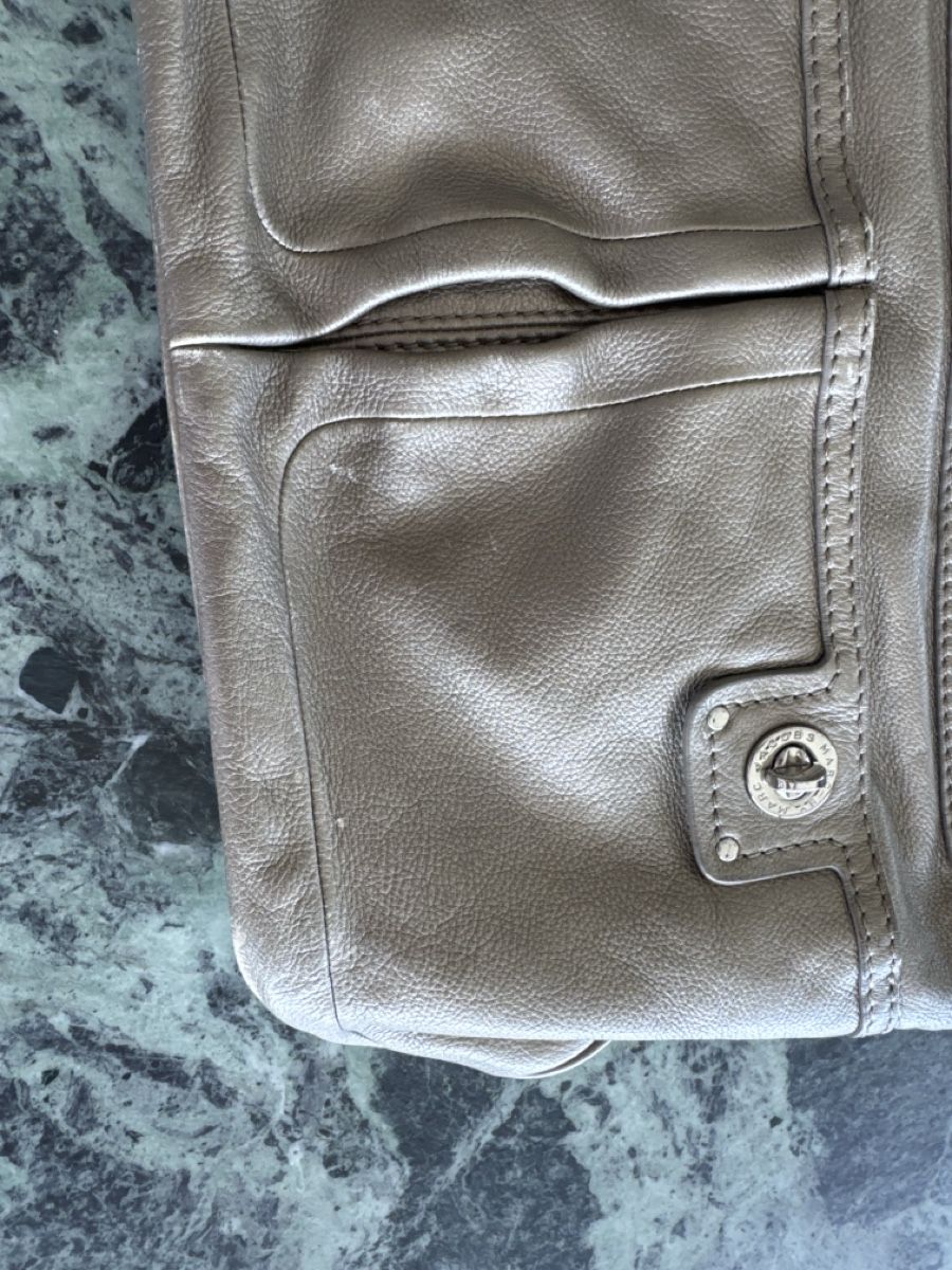 Marc Jacobs Borse da donna: Marc Jacobs metallic soft leather double pocket shoulder bag – Usato da Rüschlikon venduto da del_f9xw 5