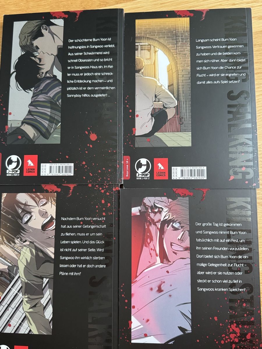 Fumetti: Killing Stalking Manga Band 1-4, neuwertig! – Nuovo (secondo la descrizione) da Basel venduto da Susana_ 1