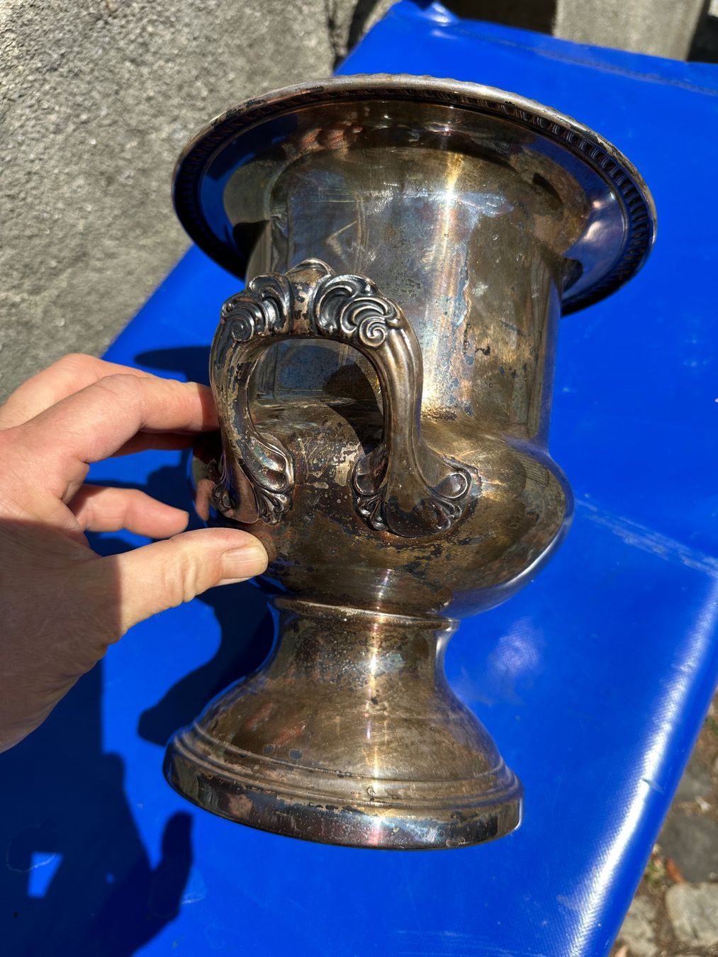 Sonstiges: Vintage Champagerkübel versilbert – Gebraucht aus Zürich von atlantis77 4