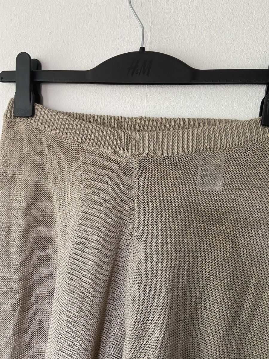 Zara Pantaloni: Beige Strickhose – Usato da Zürich venduto da cas_x6pw