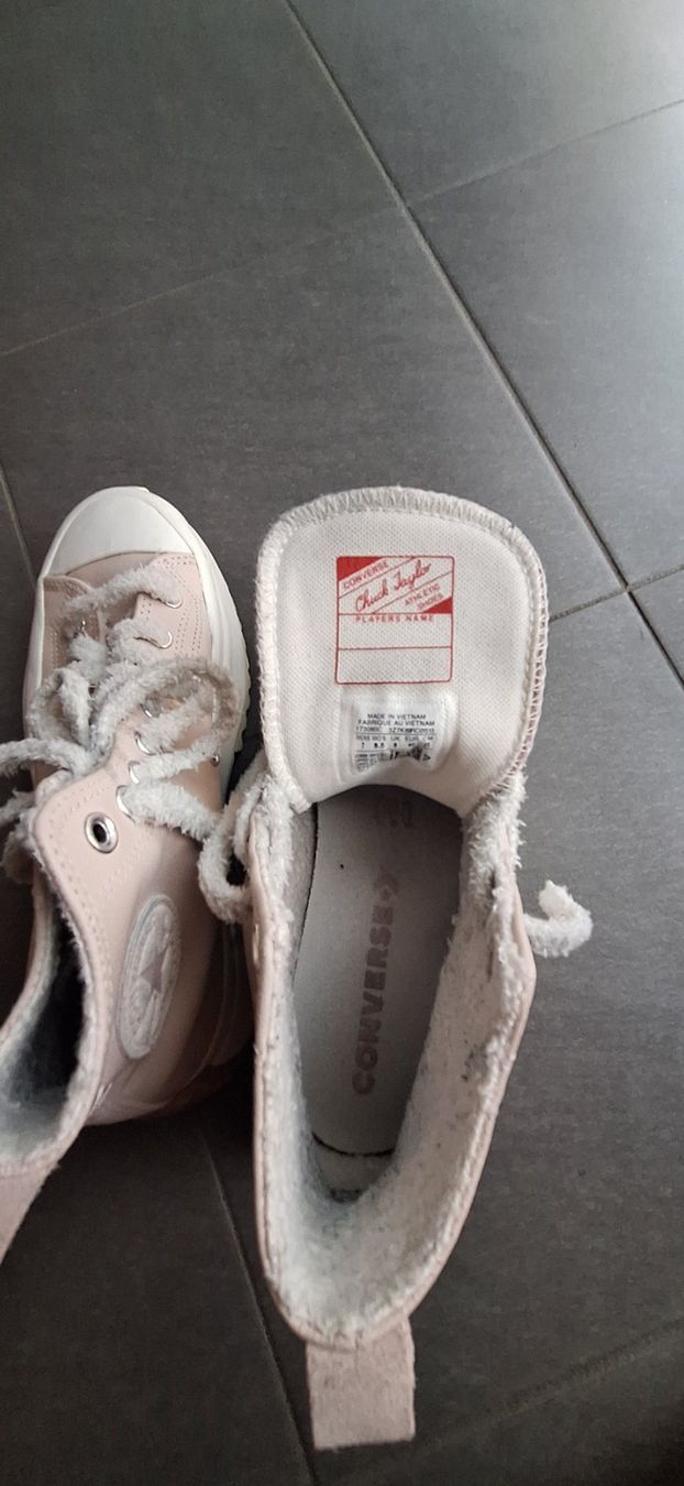 Converse Scarpe da uomo: Converse, RUN STAR HIKE rose, cuir – Nuovo (secondo la descrizione) da Lussery-Villars venduto da pousinete02 4