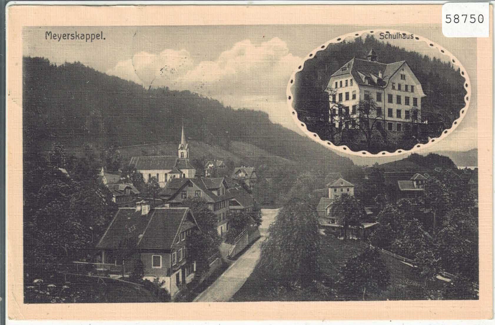 Cartoline postali: Meyerskappel - Schulhaus – Usato da Ettingen venduto da Kartenplanet