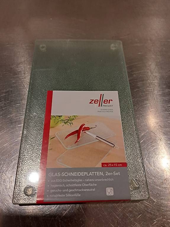 Piatti di portata: Glas Schneideplatten von Zeller 2er Set – Usato da Udligenswil venduto da pablo_picante