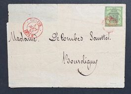 FALTBRIEF SCHWEIZ KANTON GENF 1846 MIT ATTEST
