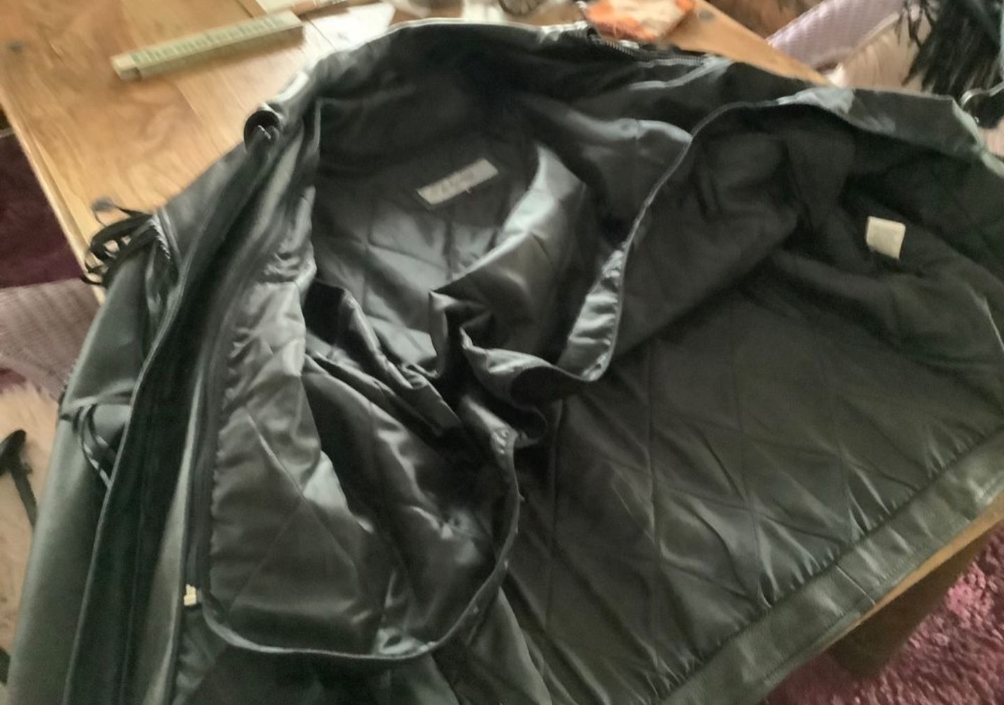Giacche: Leder-Motorradjacke Vintage mit Fransen – Usato da Visp venduto da Itzschtev 3