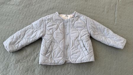 ZARA Steppjacke Hellgrau Gr. 104 (3-4Y) - Top Zustand