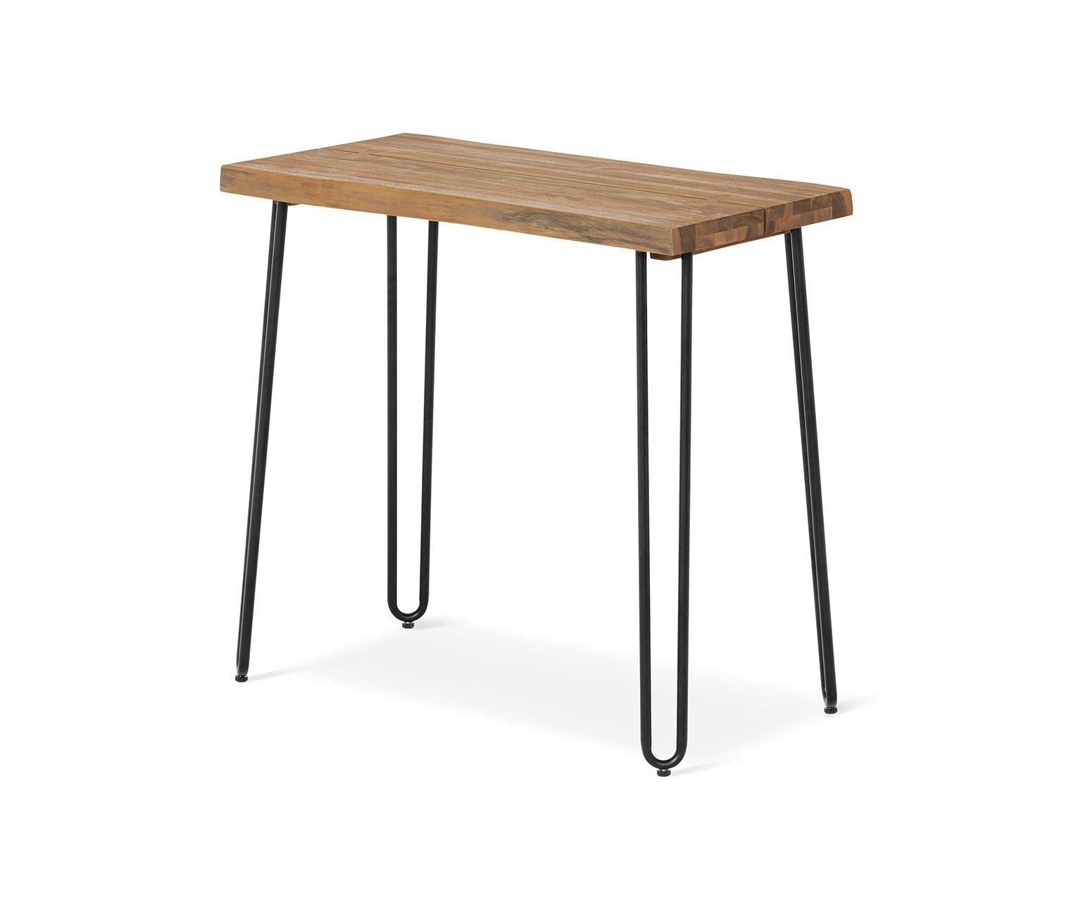 Tische: TCHIBO Garten Konsolentisch Beistelltisch Metall / Holz – Neu (gemäss Beschreibung) aus Rotkreuz von beltraum 1