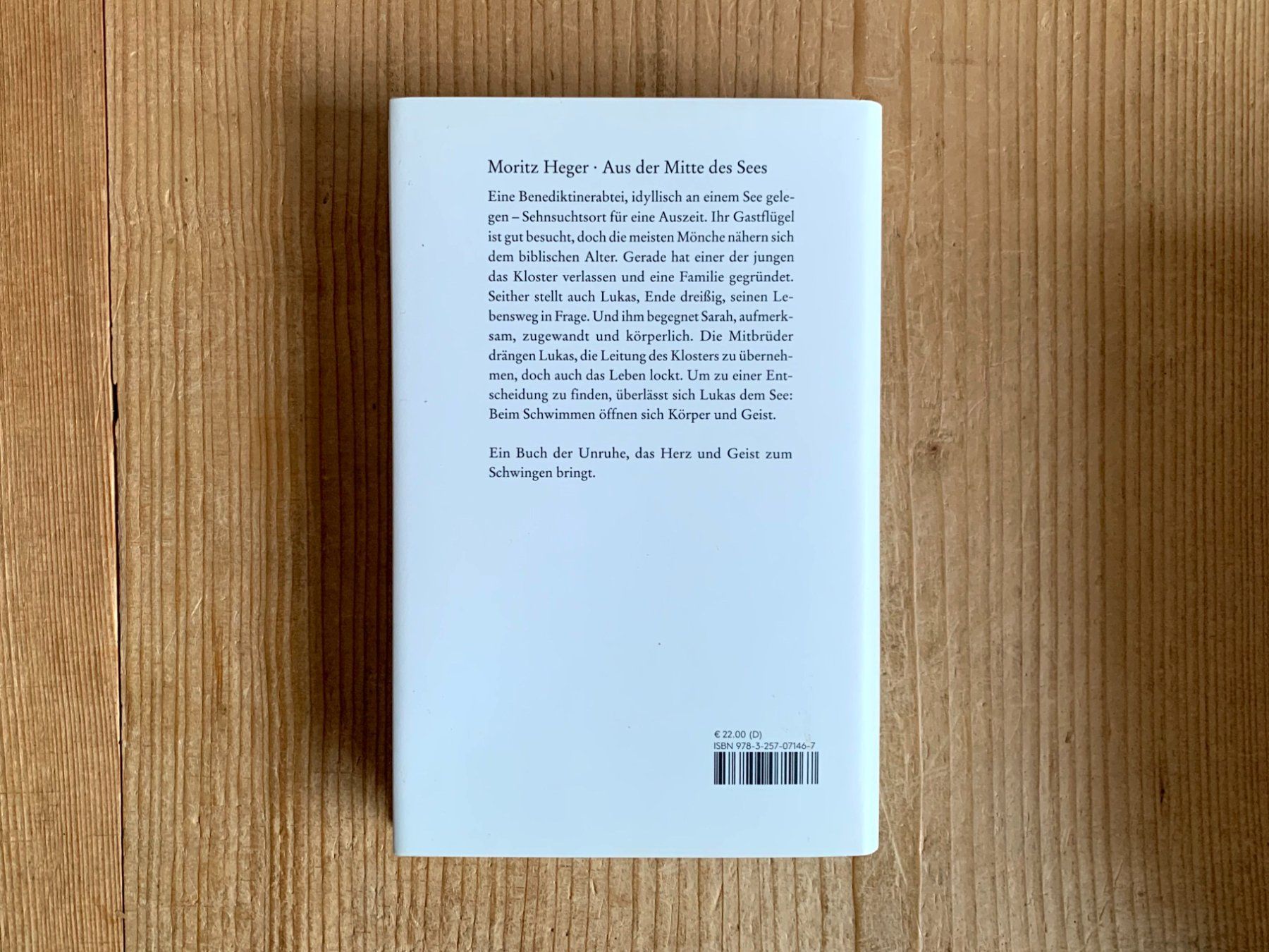 Bücher: Aus der Mitte des Sees – Moritz Heger – Neu (gemäss Beschreibung) aus Giswil von tschitschikow 1