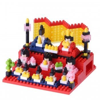 Nanoblock Kit di costruzioni: Nanoblock - Hina Dolls (Level 2) – Nuovo e nell'imballaggio originale da Hochdorf venduto da ruest-online