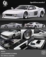Ferrari  LB-WORKS 512 weiss 1/18 Ignition NEU