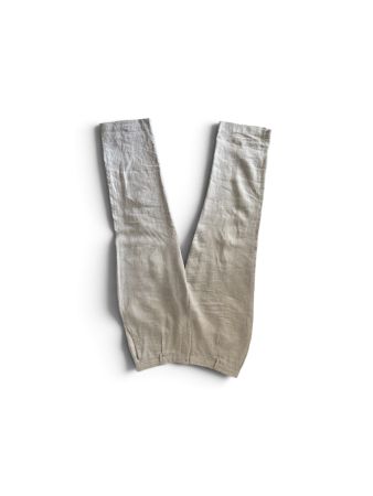 ZARA beige linen trousers (size: EUR 42)