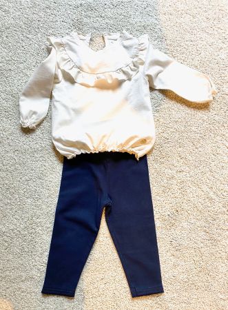 Mädchen Set,  Shirt + Leggings Gr. 80