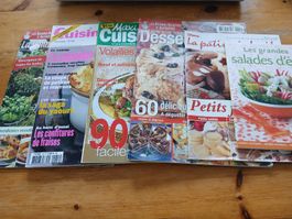 6 revues recettes de cuisine(francais)