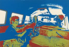 Chase "Dans la voiture" Serigraphie von 1971