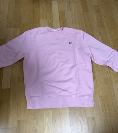 Lacoste Pullover in Rosa Rundhalsausschnitt guter Zustand