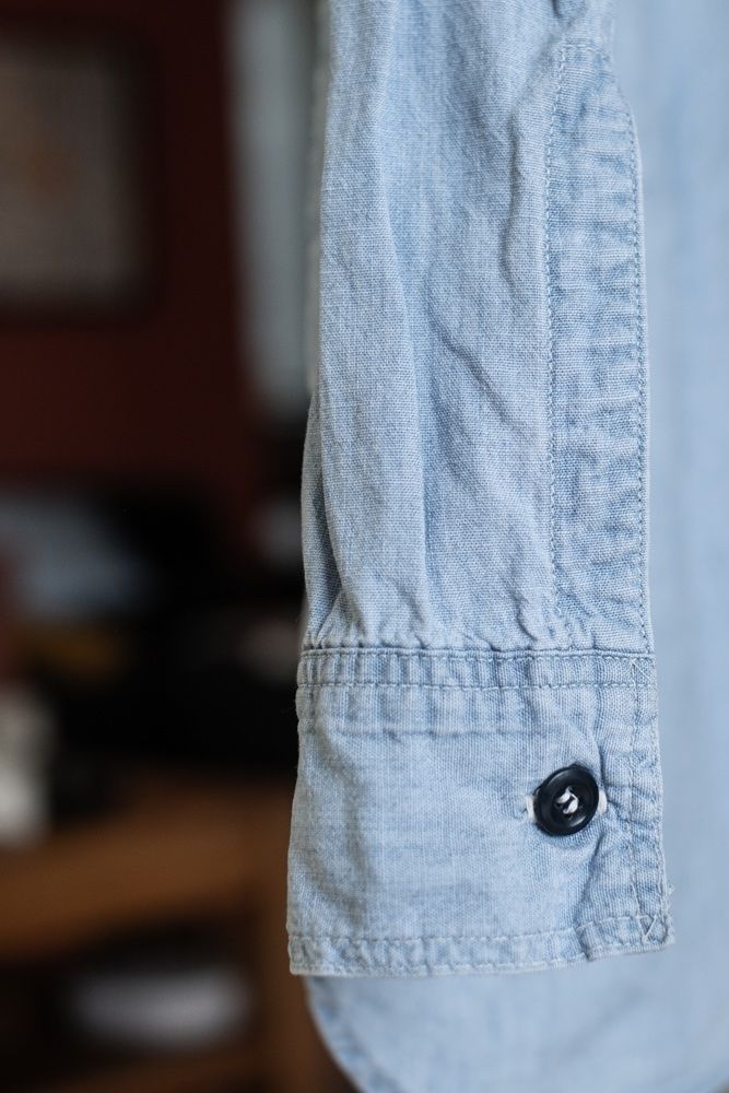 Camicie: ORSLOW Chambray Workshirt, Hemd – Usato da Zürich venduto da Andreas_Florian 7