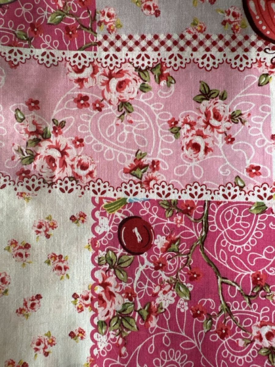 Tessuti: 3 x BW-Stoffe Schmetterlinge Rosen Pip-Design  – Nuovo (secondo la descrizione) da Domdidier venduto da Lilalu168 2