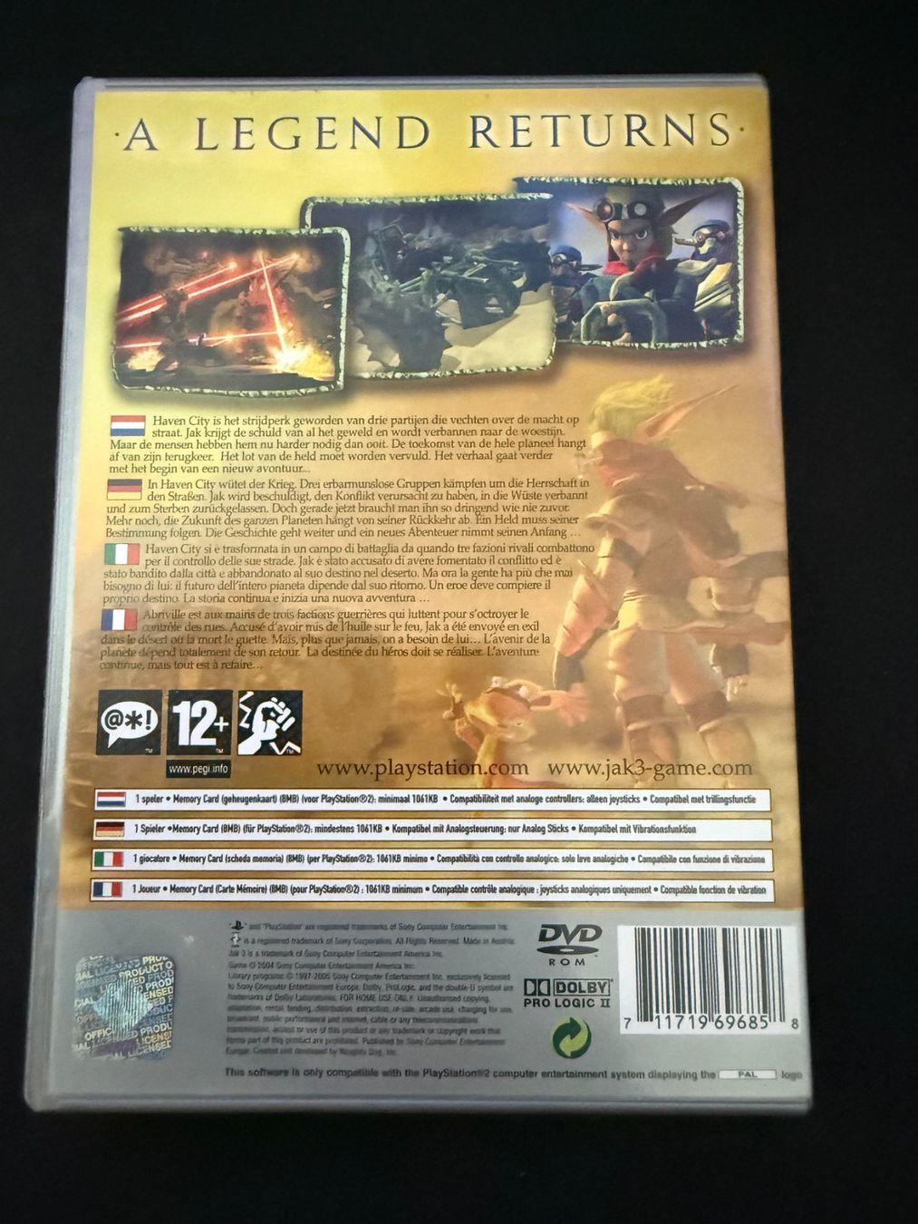 Sony Giochi: Jak 3 - FR - PS2 – Usato da Pont-de-la-Morge venduto da Darfal 2