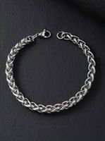 316L-Armband Edelstahl Glieder rund