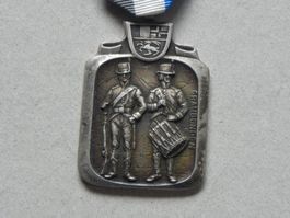 Medaille Schweiz Militär Uniform Kanton Graubünden 1983 GR
