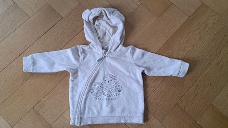 Süsser Baby Hoodie mit Igel Motiv, Grösse  74
