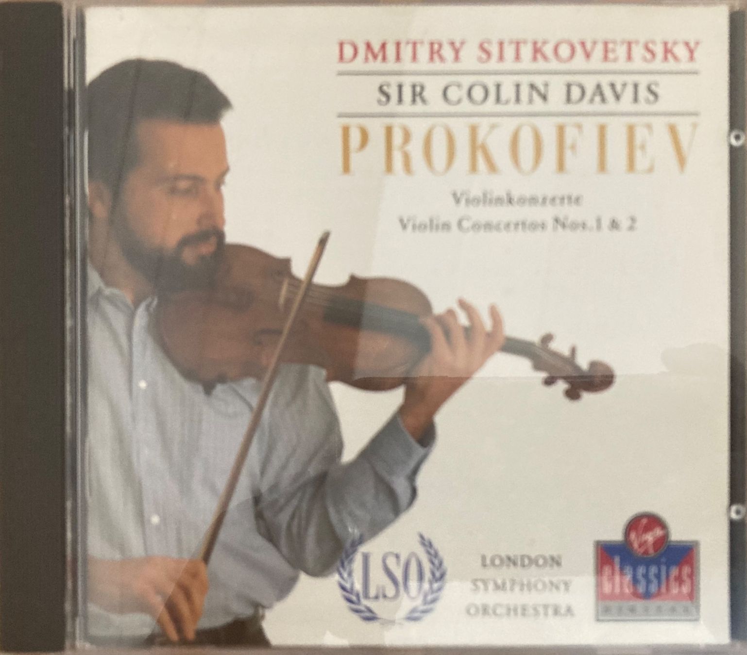CD: PROKOFIEV..... - VIOLIN CONCERTO NOS. 1 & 2 – Usato da Poliez-Pittet venduto da Newtown-Records