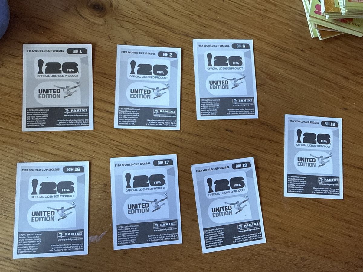 Panini Carte collezionabili: Panini 2026 7er Set BIH – Nuovo (secondo la descrizione) da Masein venduto da Buender45 1