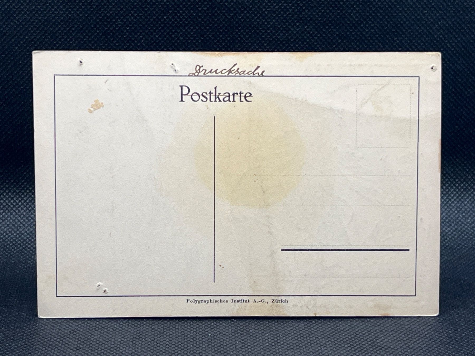 Cartoline postali: Ansichtskarte: Humanitas sei's Panier! – Usato da Widnau venduto da Brusi9 1