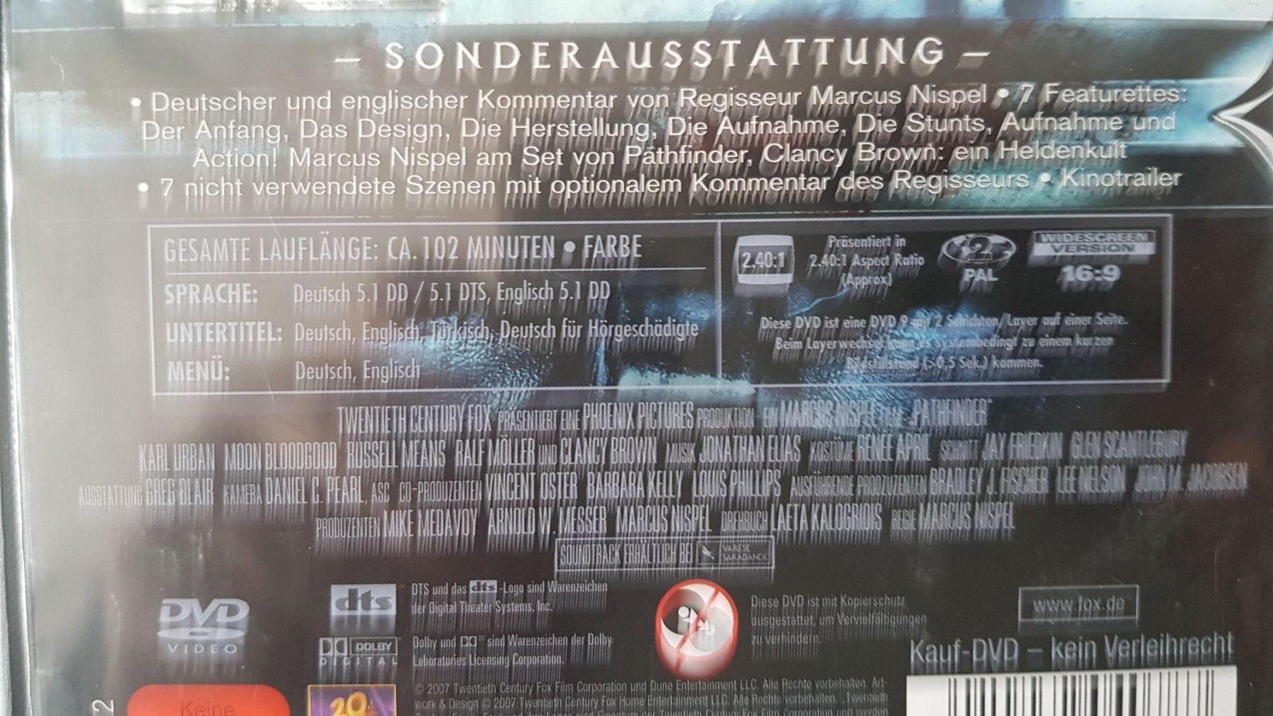 Tutti i DVDs: DVD Pathfinder Fährte des Kriegers – Usato da Oetwil am See venduto da fineli2 1