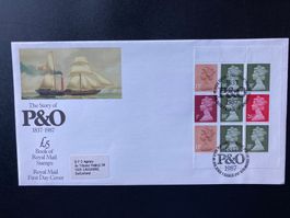 FDC aus Markenheftchen 1987 P&O (Exklusivität!)