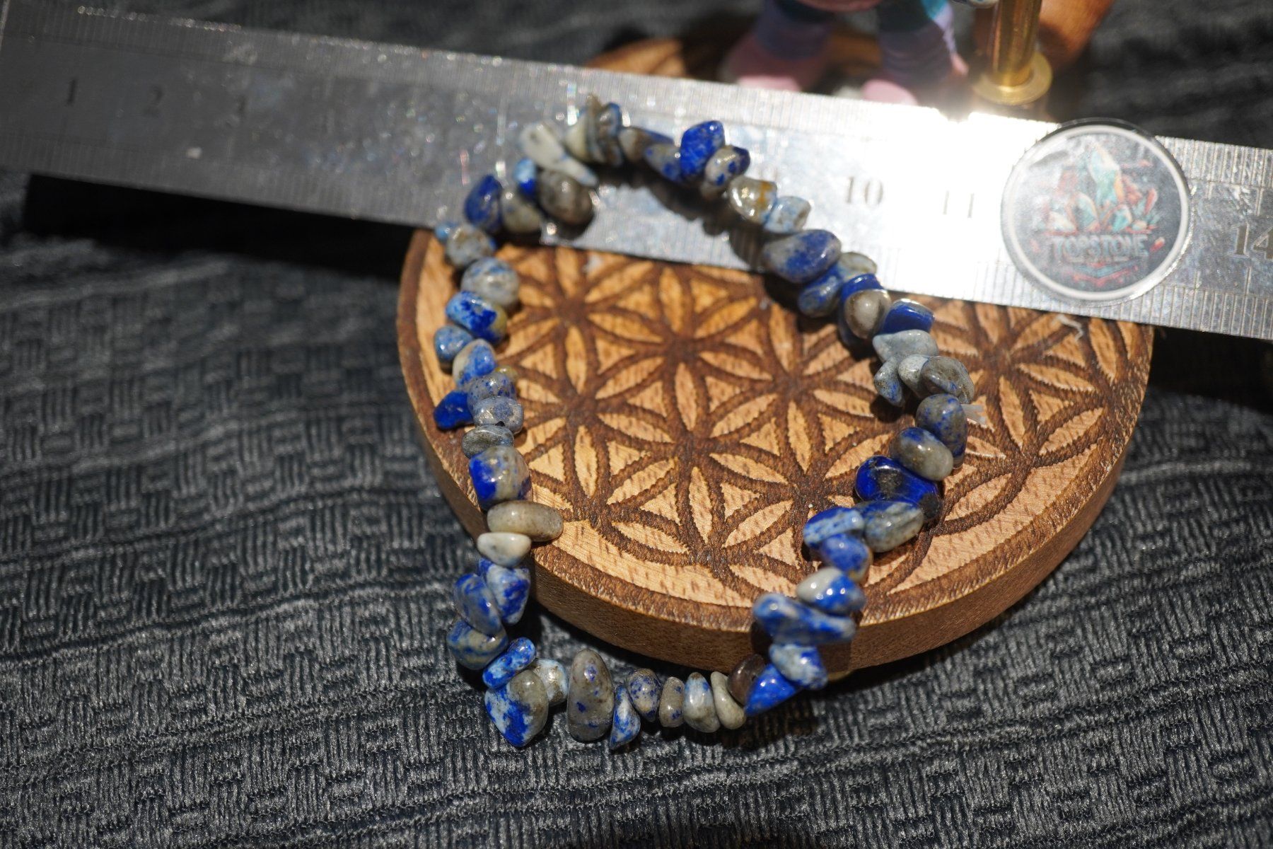 Minerali & Pietre curative: Lapis   Splitter Armband   ab  1.-     Räumung – Nuovo e nell'imballaggio originale da Eschenbach SG venduto da topstone 5