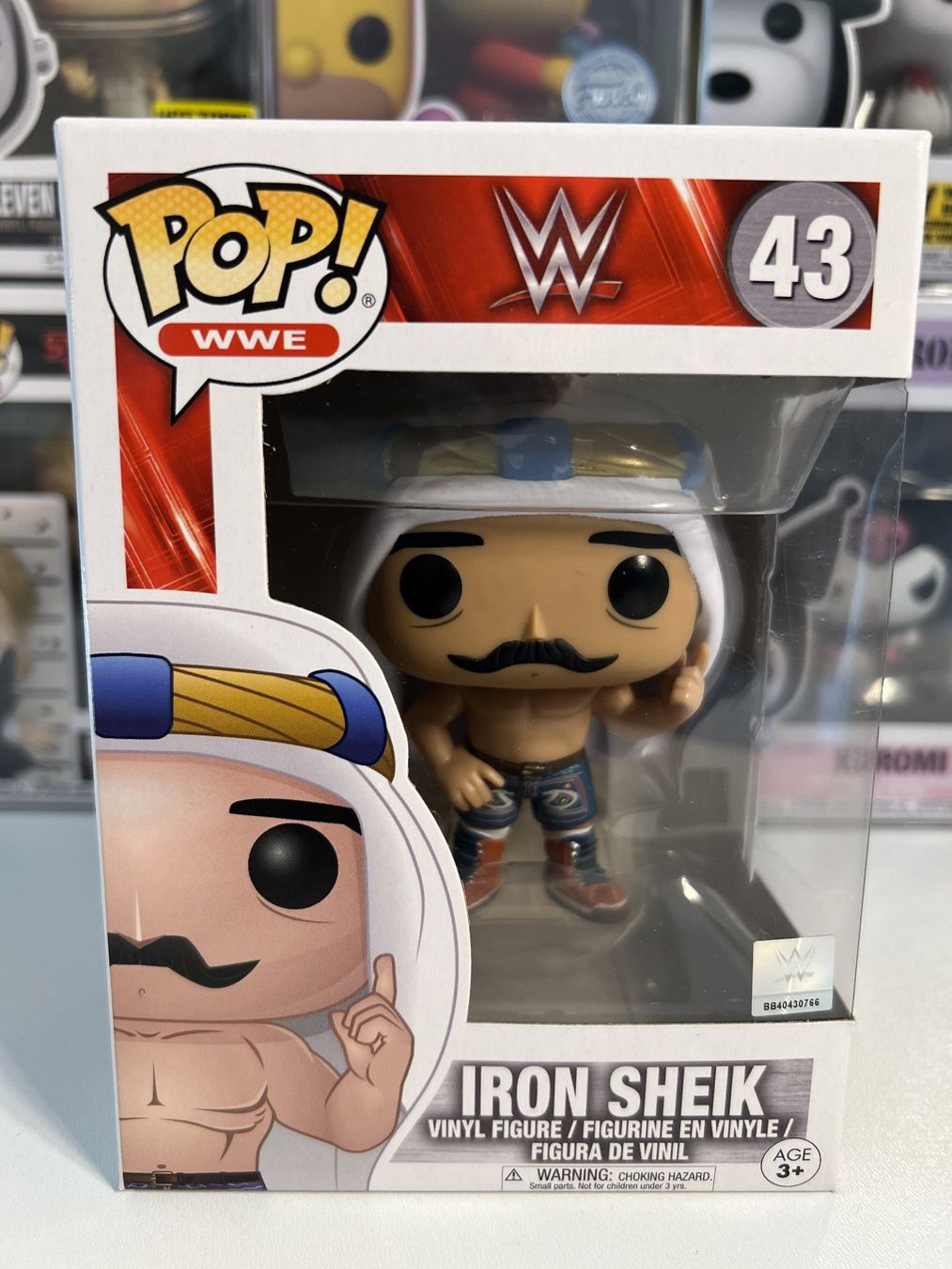 Funko Statuette: Funko POP! WWE Iron Sheik (Sortie 2017) – Nuovo e nell'imballaggio originale da Le Mouret venduto da perfectbijou