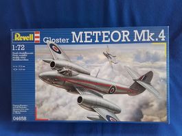 Revell 04658 Gloster Meteor Mk.4 Jet Flugzeug Bausatz 1:72