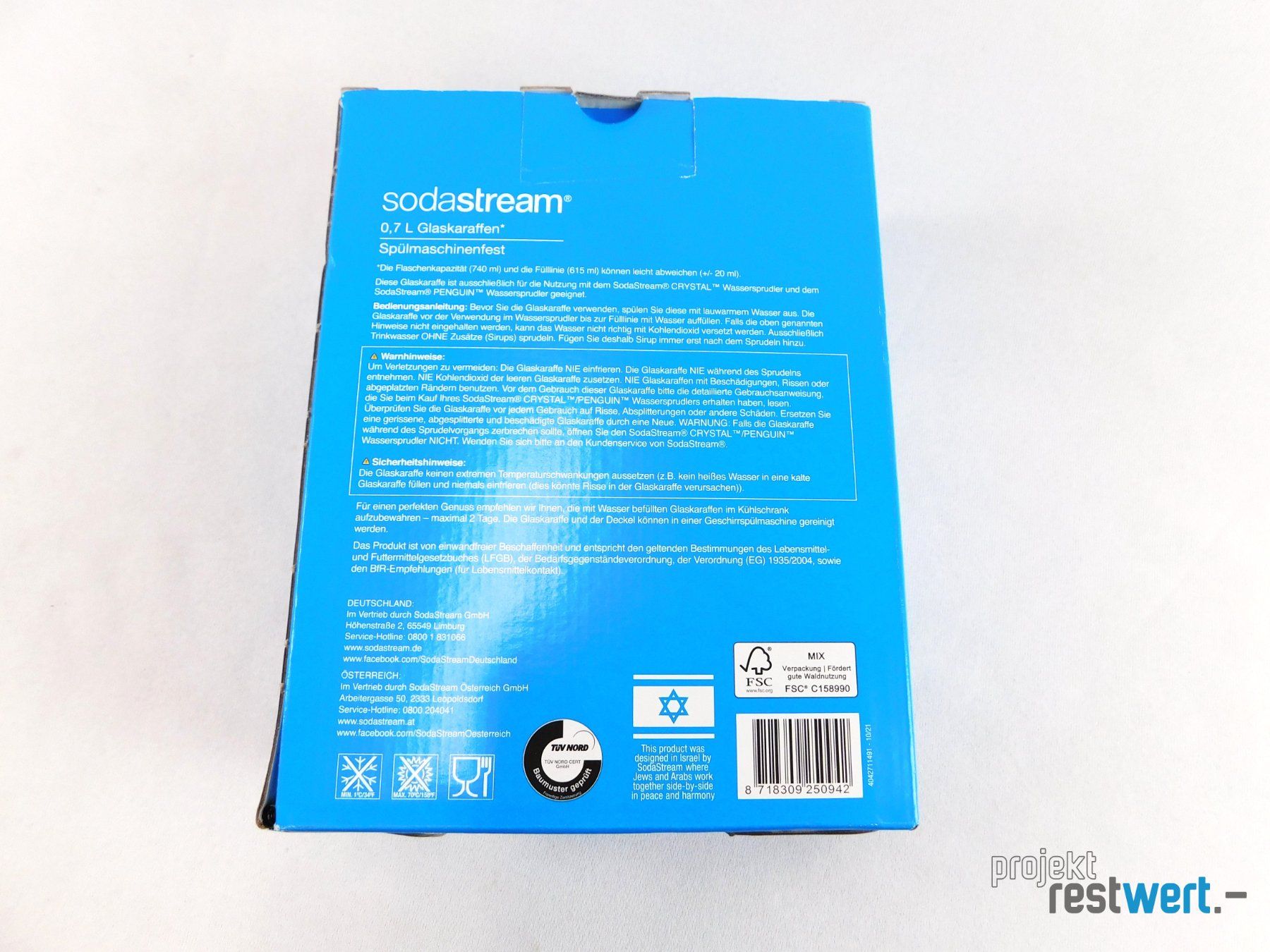 Sodastream Karaffen: Glaskaraffen von SODASTREAM – Neu (gemäss Beschreibung) aus Bülach von restwert_buelach 2