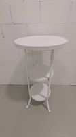 Garten - Blumentisch, weiss, Metall, 3 Etagen