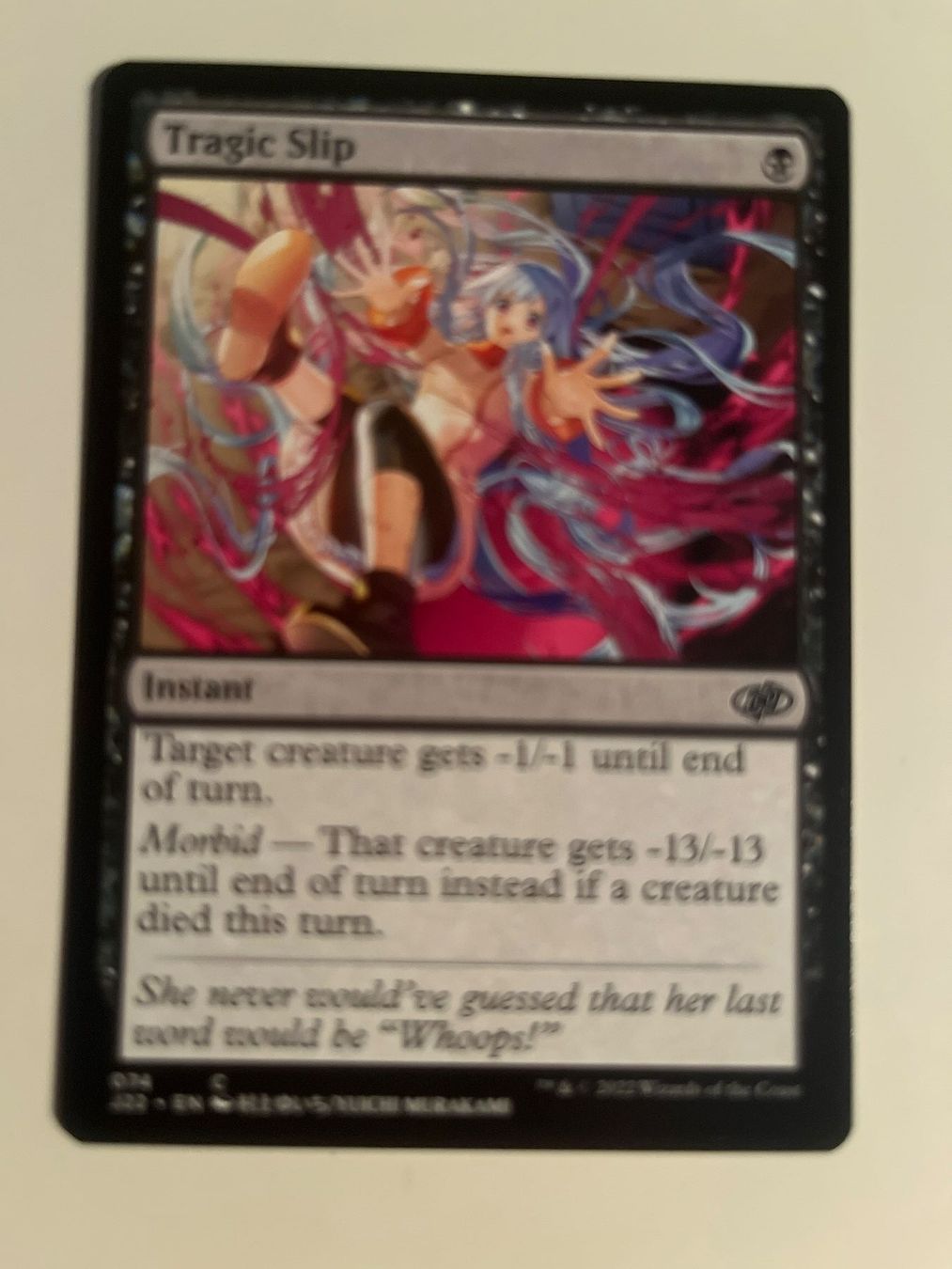 Magic The Gathering Carte collezionabili: 1 x Tragic Slip - Magic: The Gathering - MtG – Usato da Kriens venduto da Shadi1980