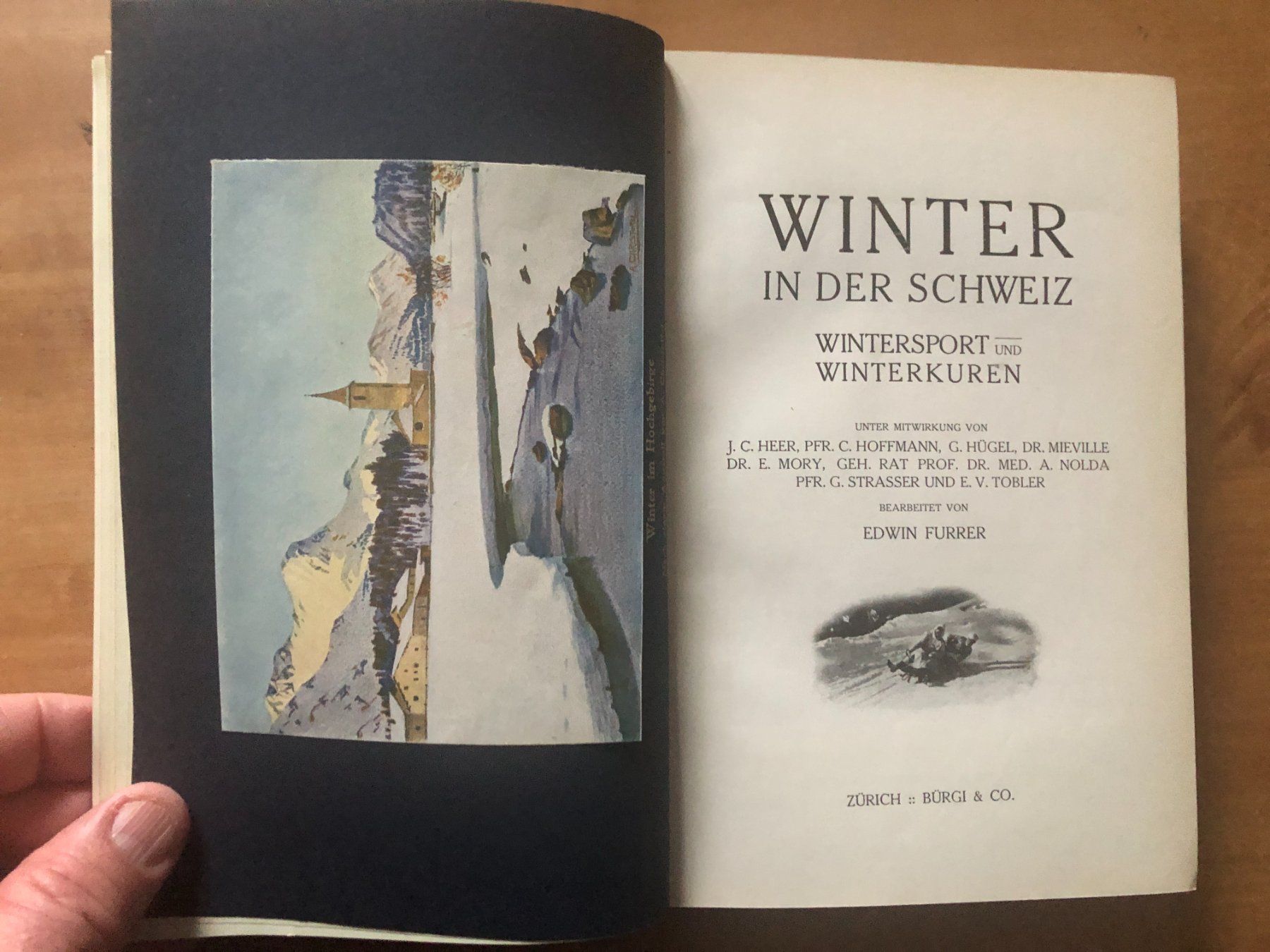 Bücher: A. Eichenberger: Winter in der Schweiz – Gebraucht aus Zürich von allp 1