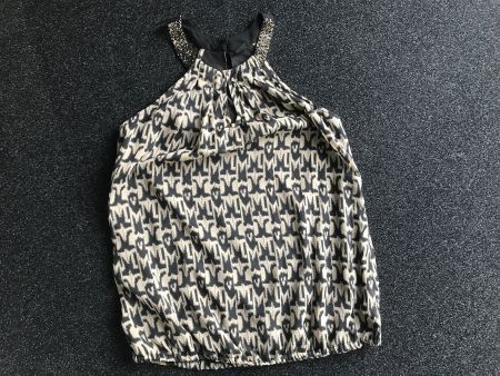 Top Gr S mit Glitzerkragen