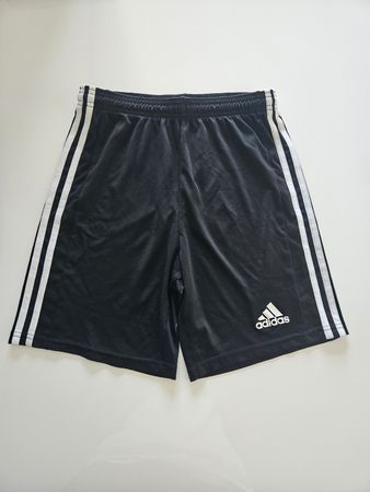 Adidas Shorts, Schwarz mit Streifen, Grösse 164