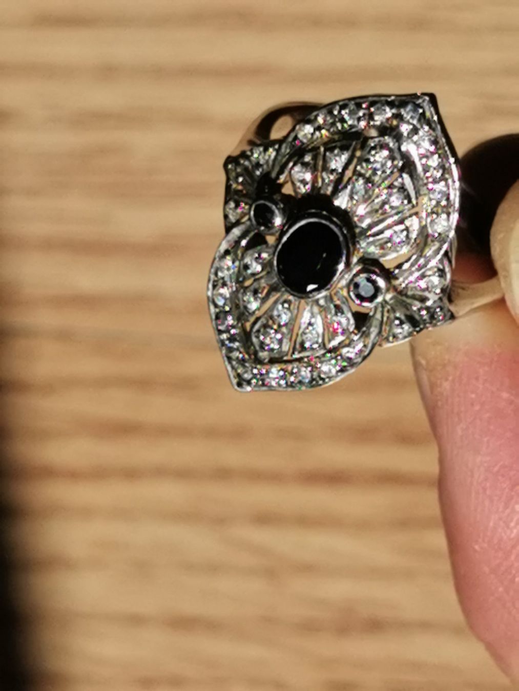 Bagues: Damen Silber 925 Ring Ring mit Saphire – Neuf (Voir description) à Schlieren par vlalif 1