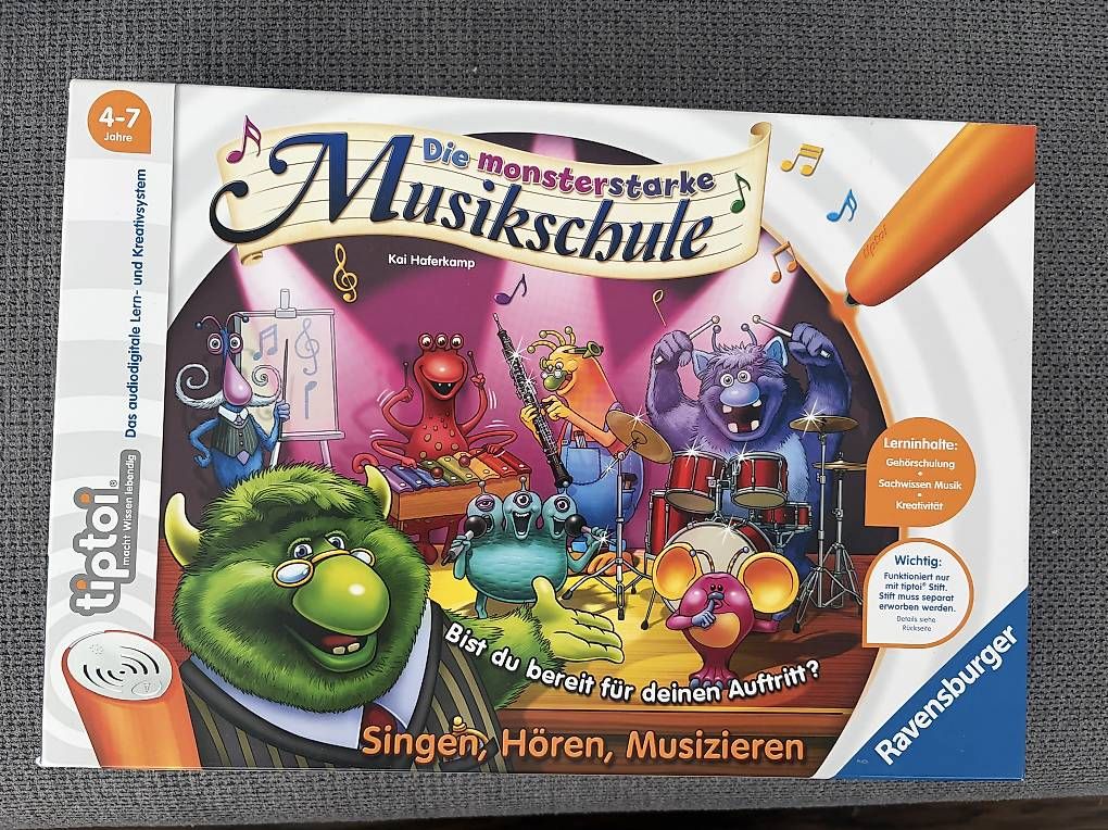 Spiele: Tiptoi-Die monsterstarke Musikschule – Gebraucht aus Ostermundigen von Loeru7