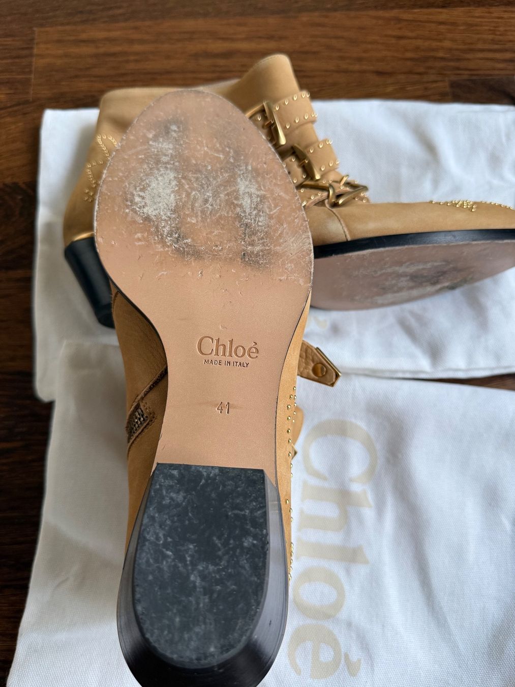 Chloé Damenschuhe: Chloé Stiefel/Boots au Veloursleder Gr.41 – Gebraucht aus Sempach von franksch_ 1