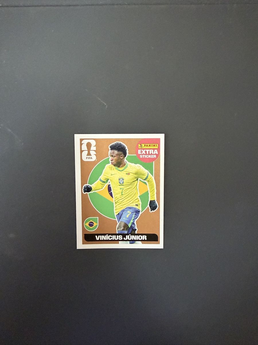 Panini Carte collezionabili: Vinicius Junior Extra Sticker – Nuovo e nell'imballaggio originale da Dübendorf venduto da Quaiem