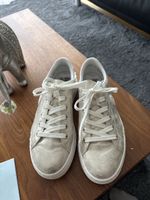 Rieker Damen Sneakers, Gr. 38 Gold, neuwertig
