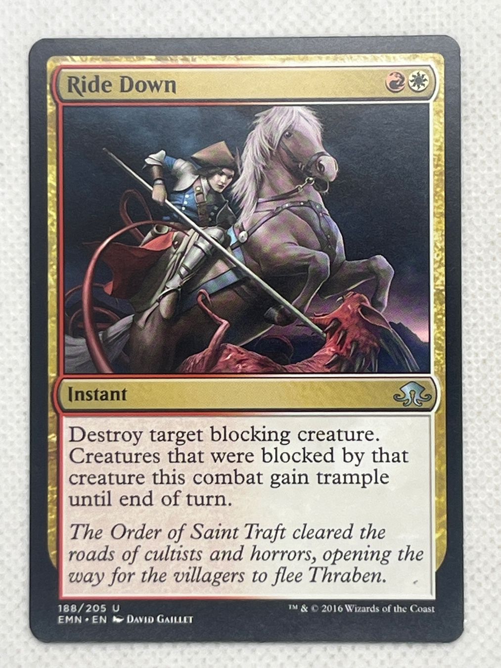 Magic The Gathering Carte collezionabili: MTG Ride Down EMN 188 Englisch Uncommon – Usato da Hinterkappelen venduto da Kim1992