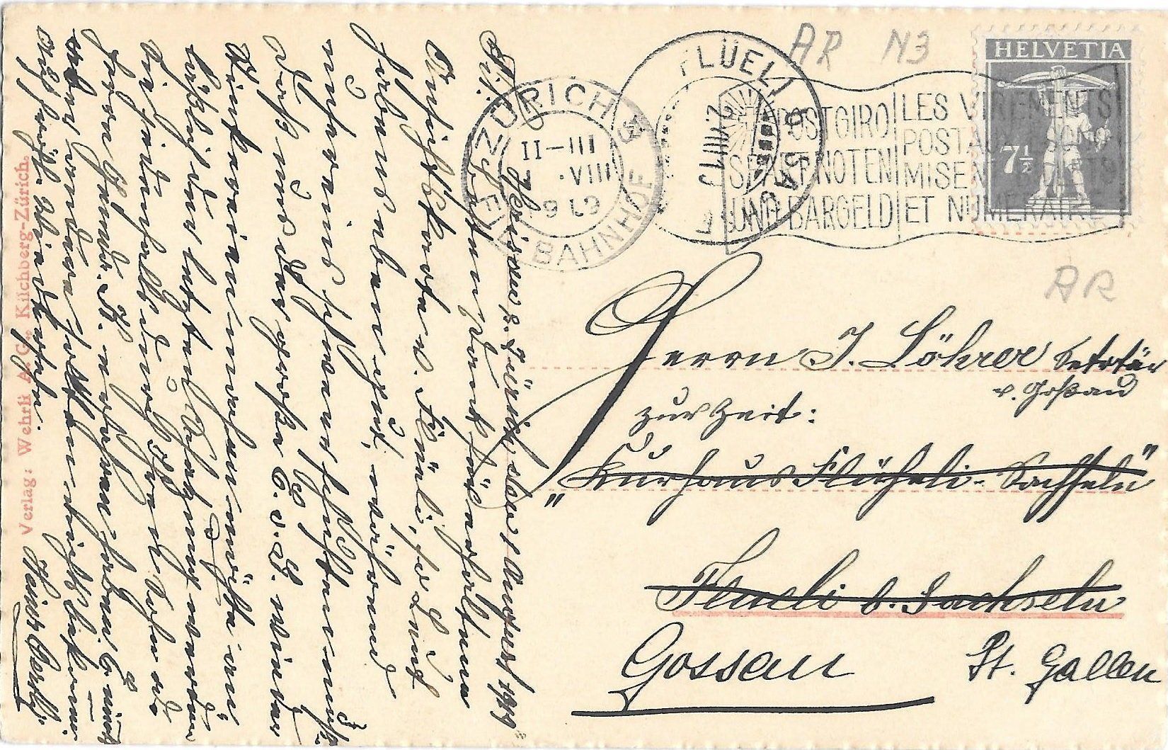 Cartoline postali: Herisau Postgebäude – Usato da Olten venduto da clotaldi 1