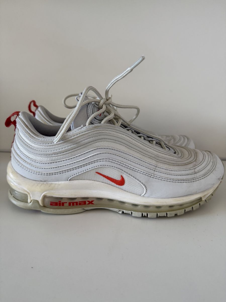 Nike Scarpe da uomo: Nike Air Max 97 weiss/rot Gr. 41 – Usato da Zürich venduto da JOD213