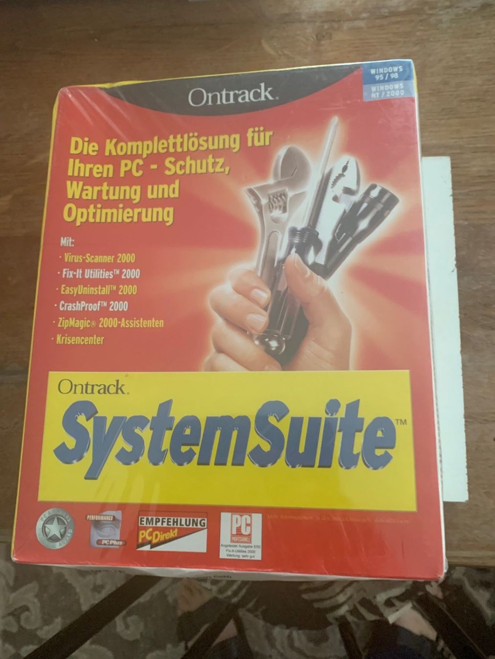 Software: Ontrack SystemSuitefor Windows 95/98 and Windows NT/2000 – Neu und originalverpackt aus Emmen von newcar4you