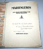 MARIENLEBEN Holzschnitte August Hagmann, Handdruck Nr. 1 sig